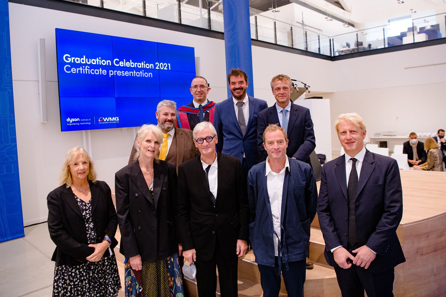 First cohort on their first day at Dyson.